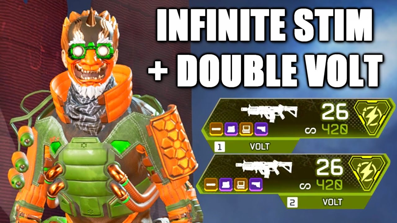 INFINITE STIMS + DUAL VOLT = OP in Apex Legends