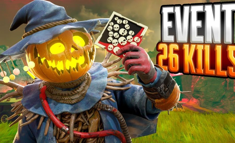 INSANE Bloodhound 26 KILLS and 4K in LIVING SHELL Apex Legends Gameplay Season 18