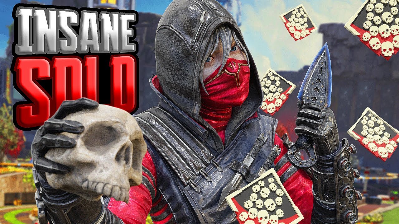 INSANE Wraith SOLO 22 KILLS and 4,800 Damage Apex Legends Gameplay Season 18