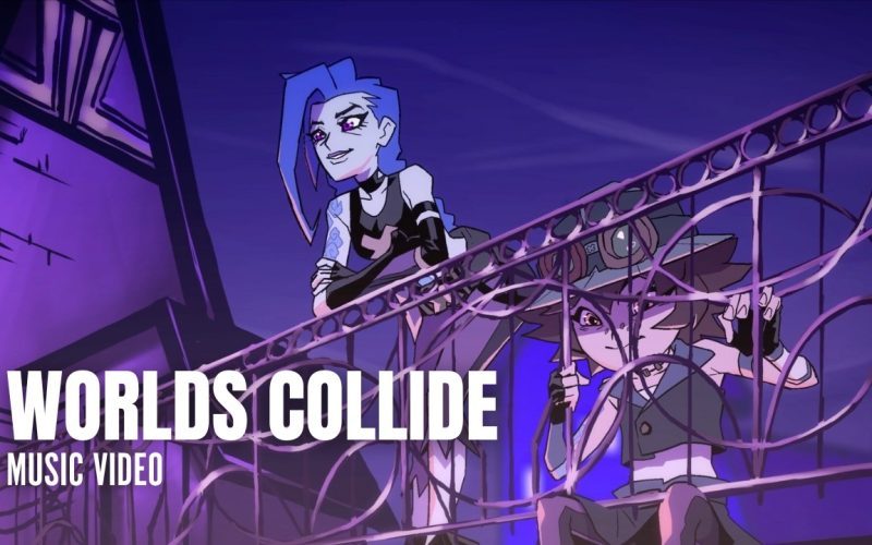 JVKE - Worlds Collide (feat. Reed Shannon, Livingston) (Fan Animated Music Video)