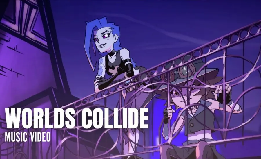 JVKE - Worlds Collide (feat. Reed Shannon, Livingston) (Fan Animated Music Video)