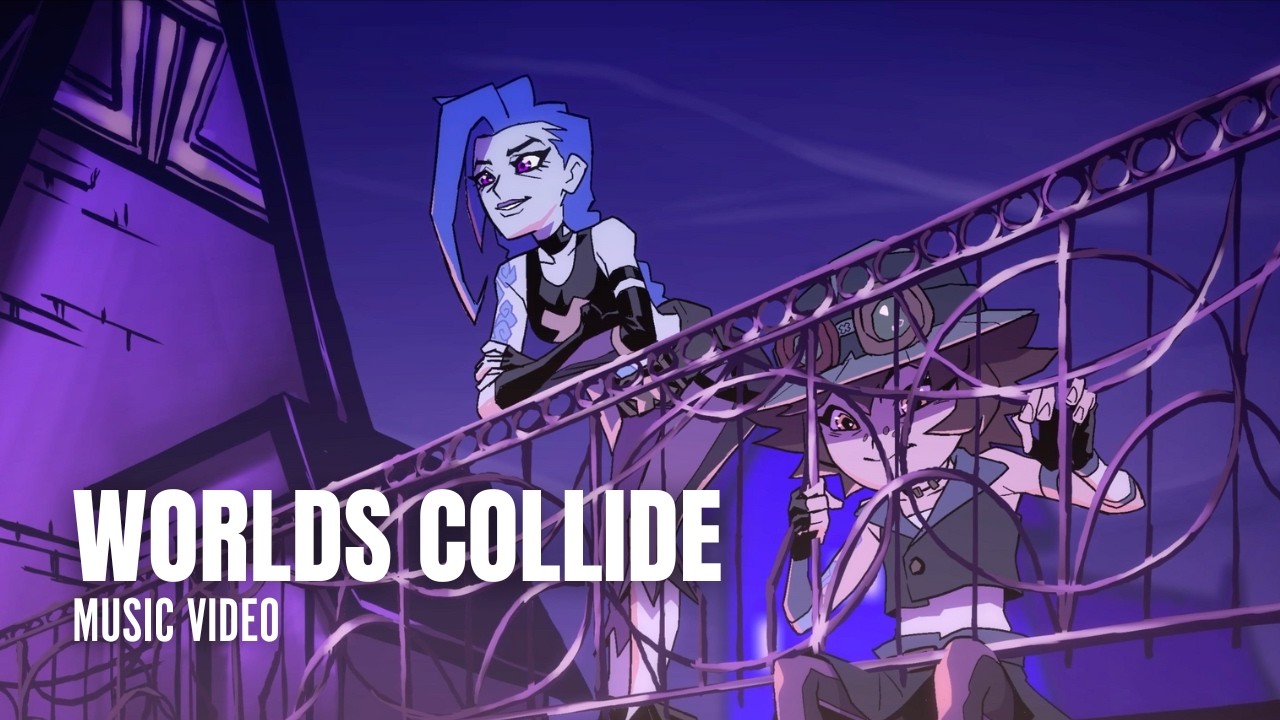JVKE - Worlds Collide (feat. Reed Shannon, Livingston) (Fan Animated Music Video)