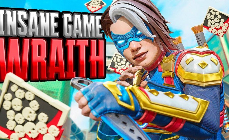 SOLO Wraith INSANE 20 KILLS and 4,000 Damage (Uncut) Apex Legends Gameplay Season 18