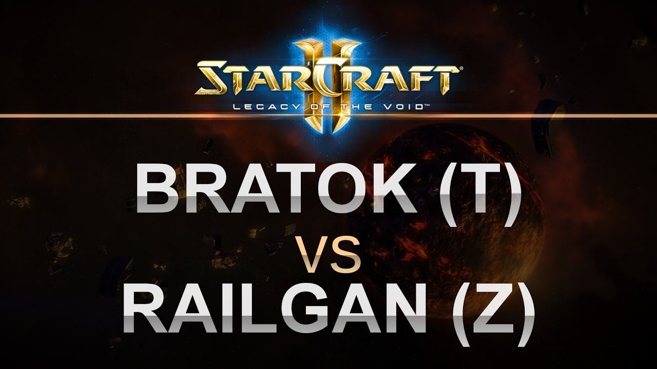 StarCraft 2 - LOTV 2016 - BratOK (T) v Railgan (Z) on Dasan Station