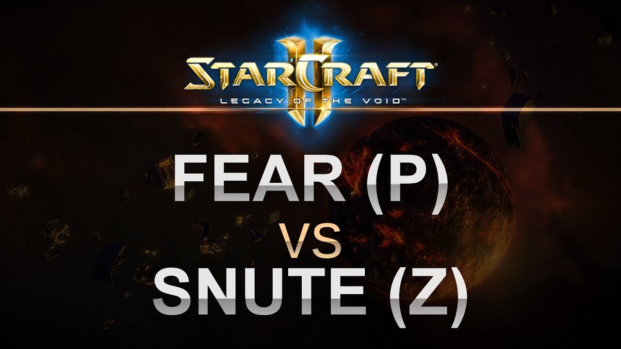 StarCraft 2 - LOTV 2016- Fear (P) v Snute (Z) on Frozen Temple