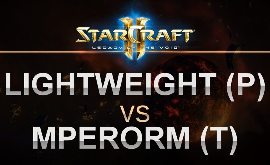 StarCraft 2 - LOTV 2016 - Lightweight (P) v MperorM (T) on Frost