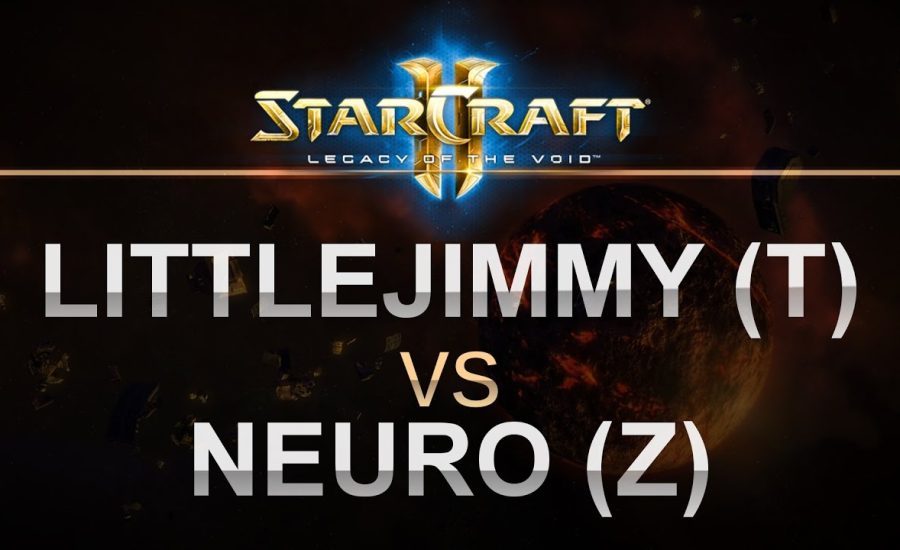 StarCraft 2 - LOTV 2016 - LittleJimmy (T) v Neuro (Z) on Frozen Temple