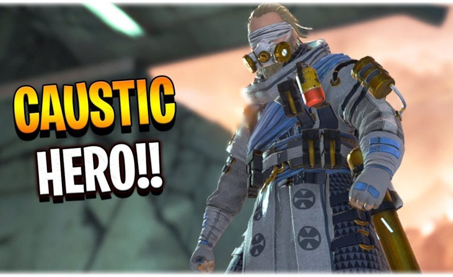 don't EVER doubt the power of CAUSTIC.. (Apex Legends Season 9)
