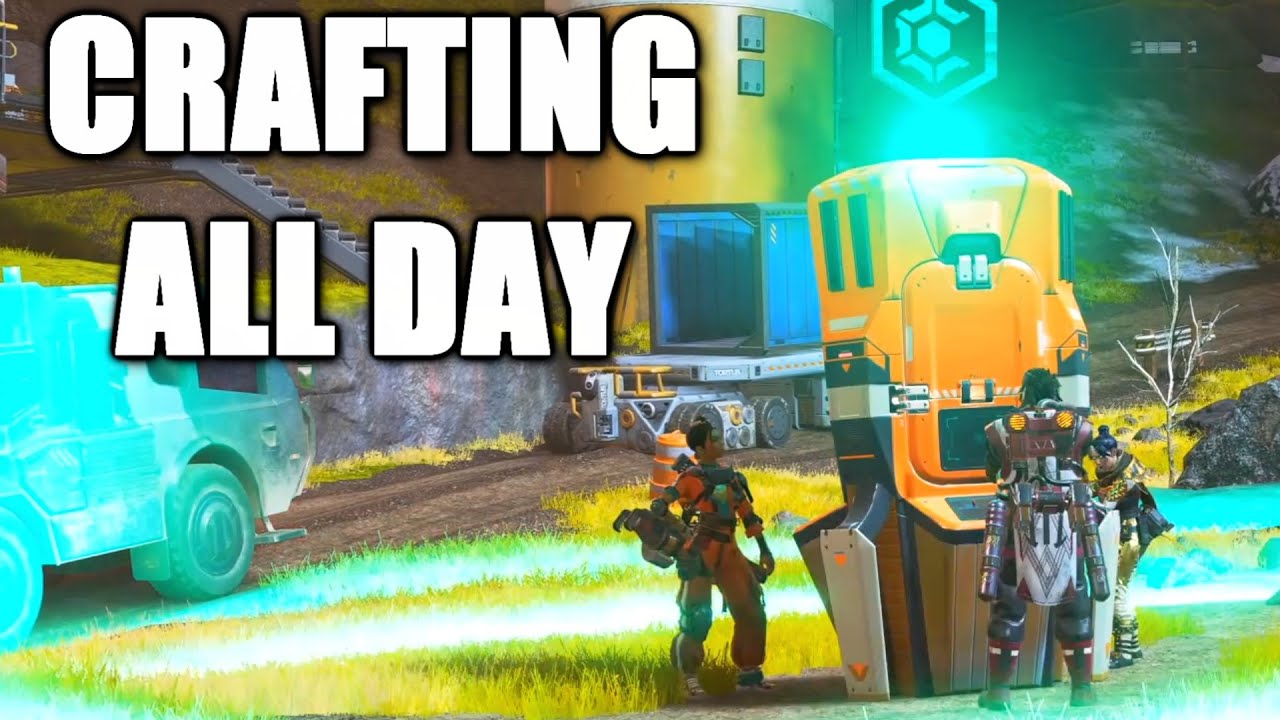so we decided to craft all day in apex legends...