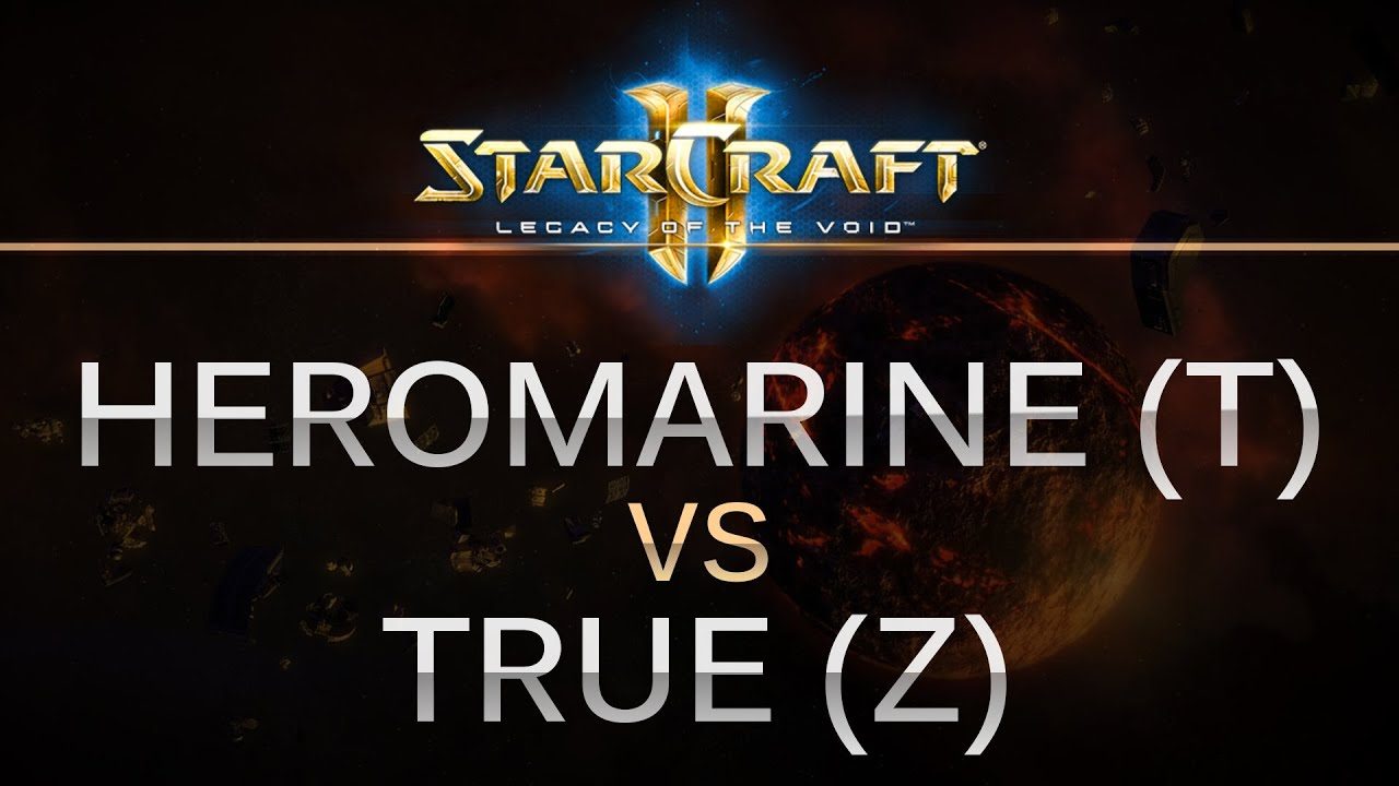 StarCraft 2 - LOTV - HeroMarine (T) v True (Z) on New Gettysburg LE