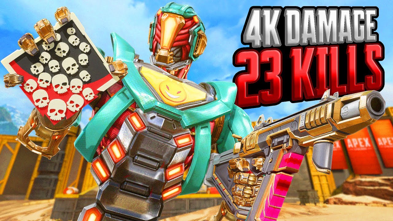 Pathfinder 23 KILLS and 4,000 Damage Apex Legends Gameplay Season 18