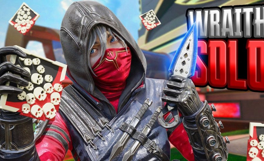 SOLO VS SQUADS Wraith 20 KILLS and 4,500 Damage Apex Legends Gameplay Season 18