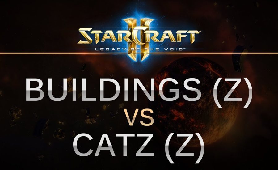 StarCraft 2 - LOTV - Buildings (Z) v Catz (Z) on New Gettysburg