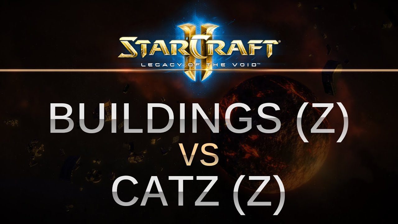 StarCraft 2 - LOTV - Buildings (Z) v Catz (Z) on New Gettysburg