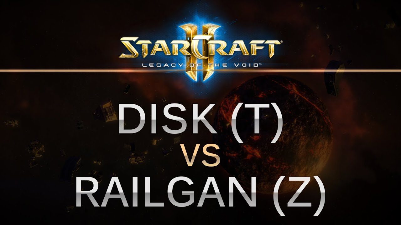 StarCraft 2 - LOTV - Disk (T) v Railgan (Z) on King Sejong Station