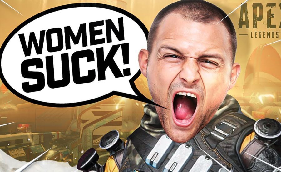 TOXIC SEXIST GAMER RAGE QUITS! (Apex Legends)
