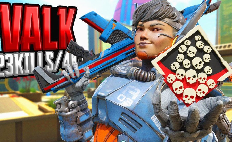 Valkyrie 23 KILLS and 4,300 Damage Apex Legends Gameplay Season 18