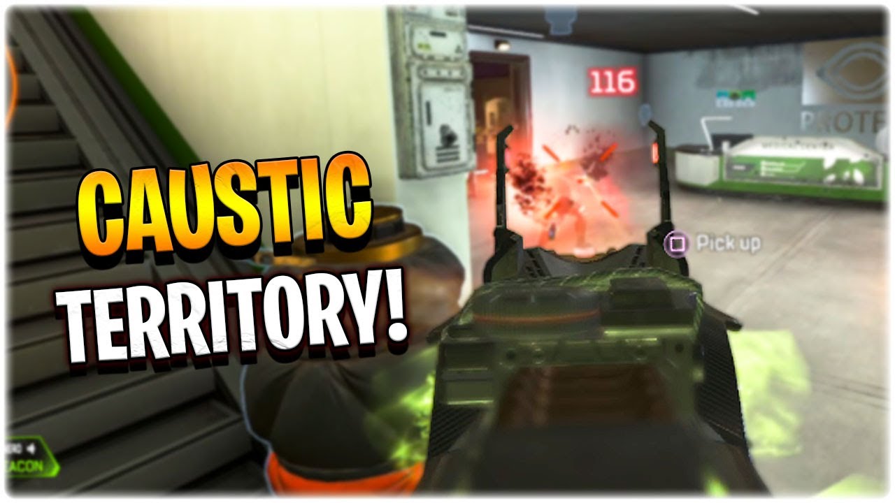 don't you DARE come in my building when I'm CAUSTIC.. (Apex Legends Season 9)