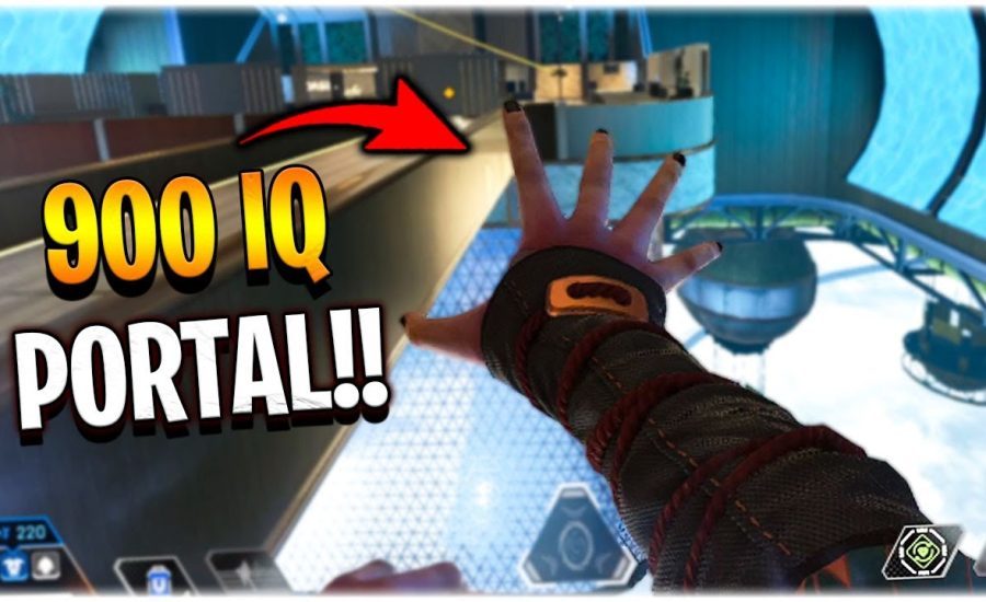 this 900 IQ PORTAL TRICK saved me from death.. (Apex Legends Season 9)