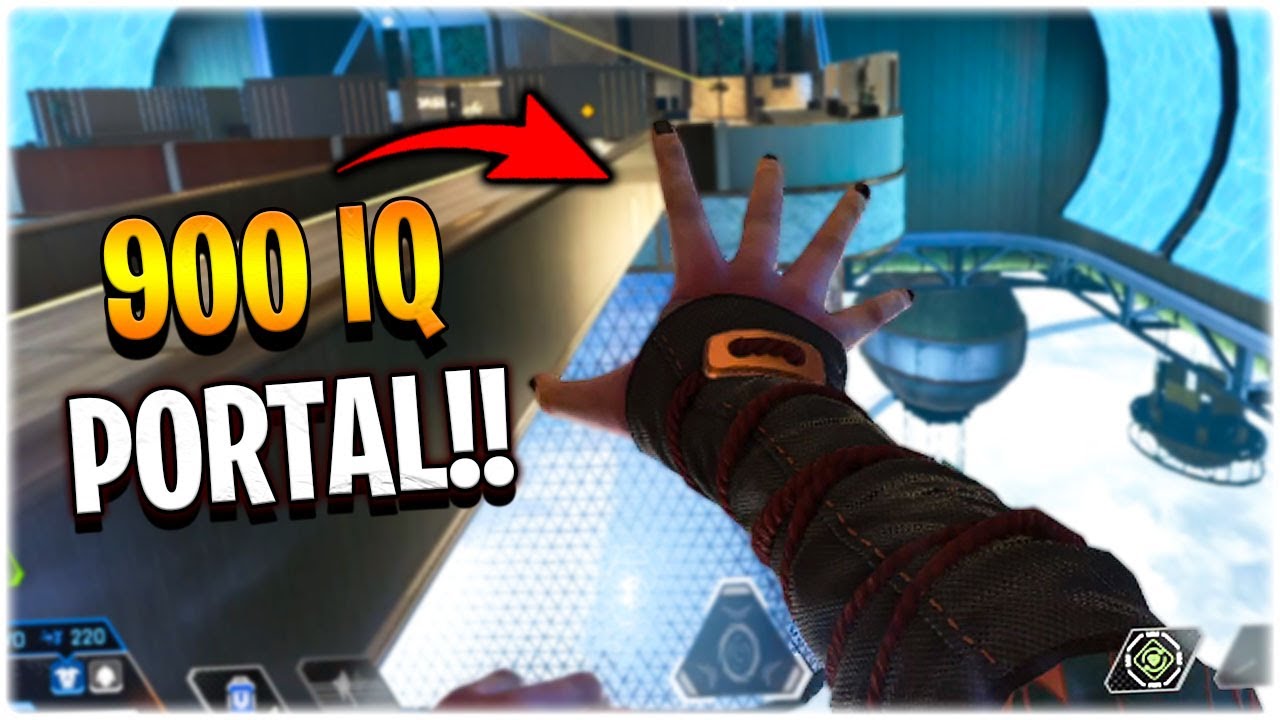 this 900 IQ PORTAL TRICK saved me from death.. (Apex Legends Season 9)