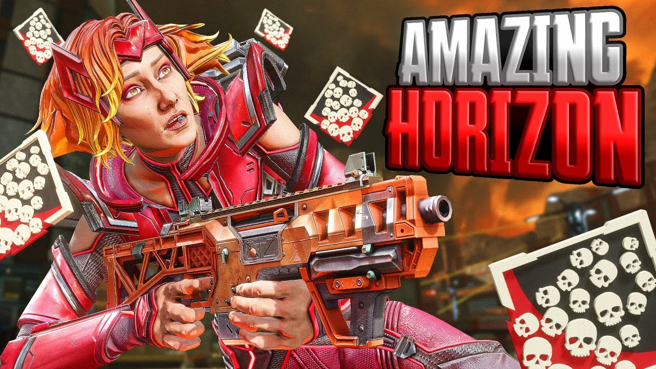 AMAZING Horizon 24 KILLS and 4,758 Damage Apex Legends Gameplay Season 18