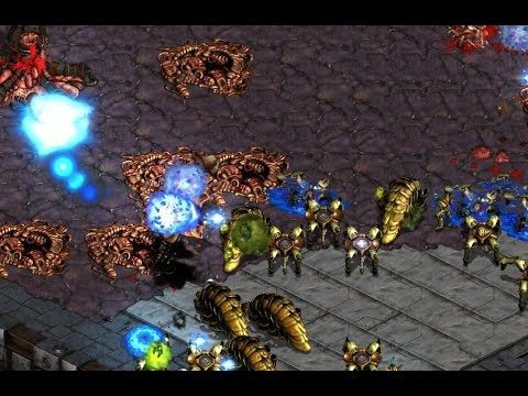 Fastest Map - JH (Z) v GoldSCV (P) on Space - StarCraft - Brood War REMASTERED