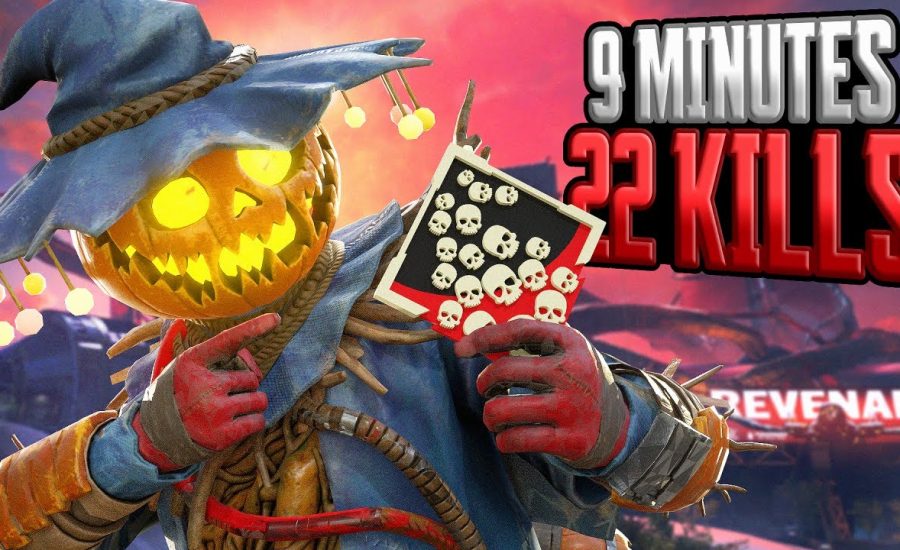 INSANE! 22 KILLS in 9 MINUTES Bloodhound Apex Legends Gameplay Season 18