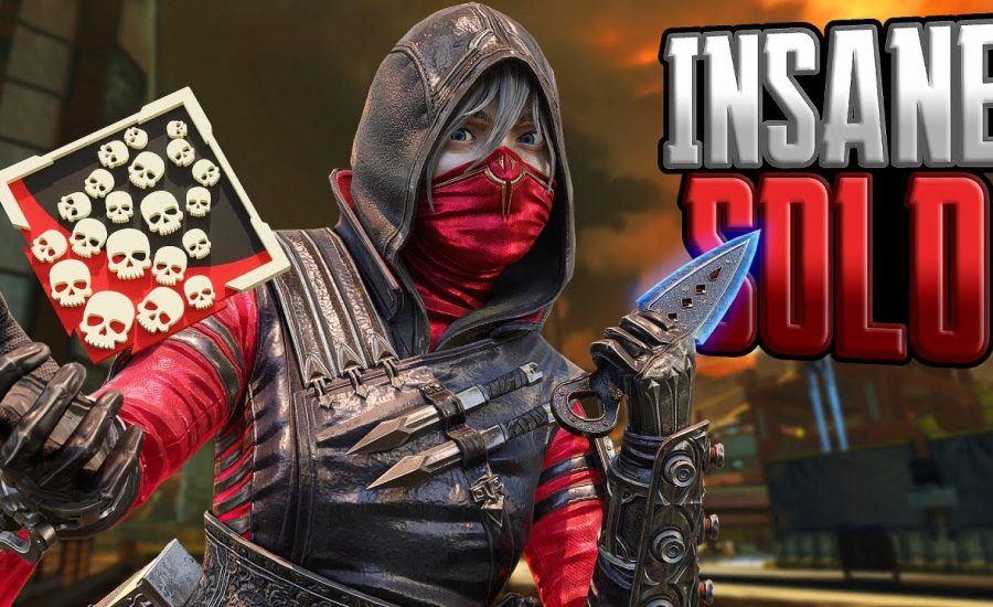 INSANE Wraith SOLO 26 KILLS and 4,500 Damage Apex Legends Gameplay Season 18