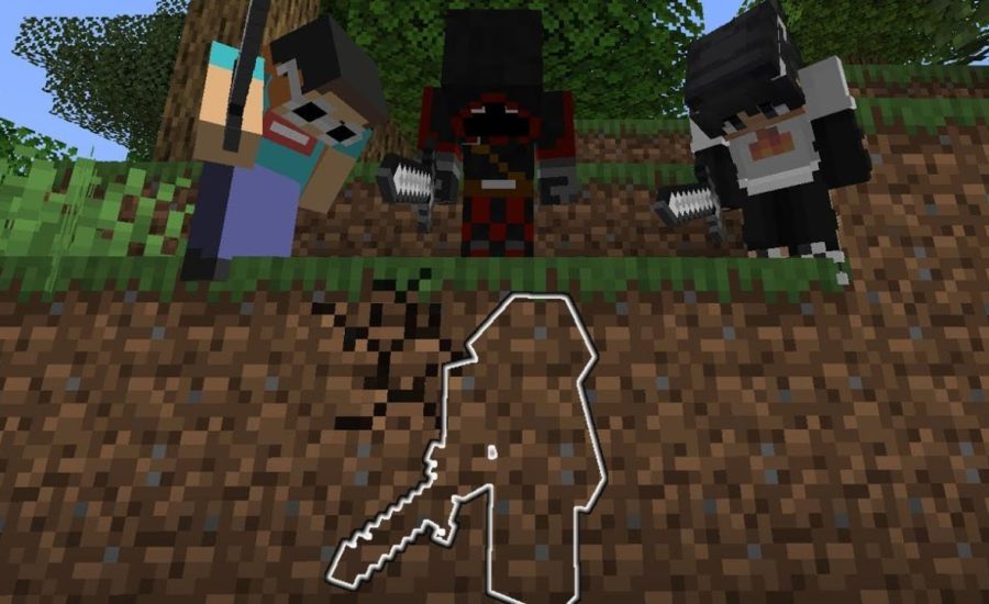 Minecraft Survivor VS 3 Hitmen...