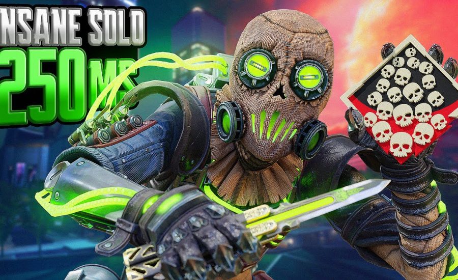 SOLO Octane 22 KILLS and 4K on 250 ms This is INSANE! Apex legends Gameplay Season 18