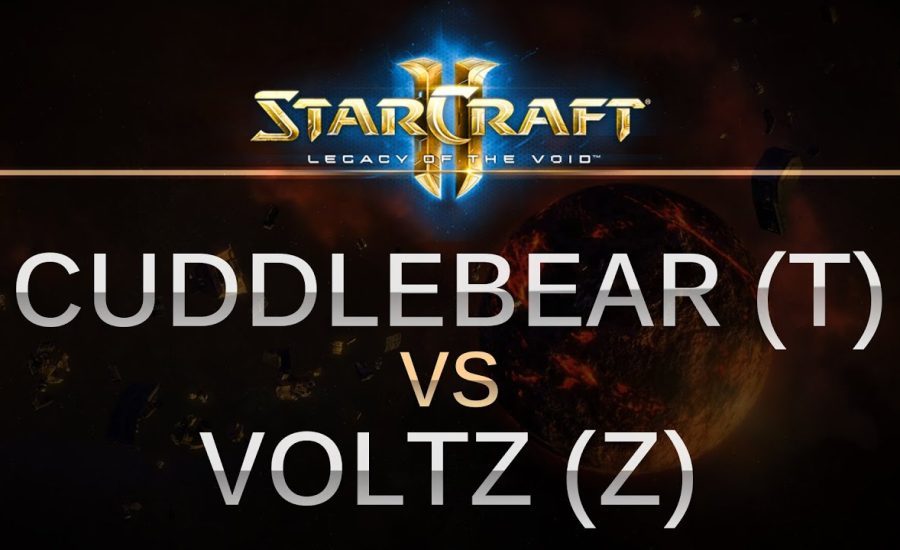 StarCraft 2 - LOTV - Cuddlebear (T) v Voltz (Z) on Dusk Towers