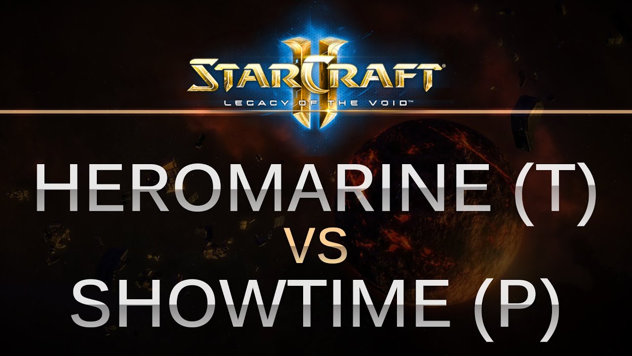 StarCraft 2 - LOTV - HeroMarine (T) v ShoWTimE (P) on New Gettysburg