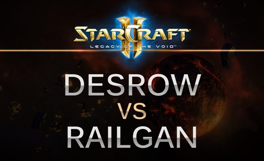 StarCraft 2 - LOTV - desRow (P) v Railgan (Z) on Frozen Temple