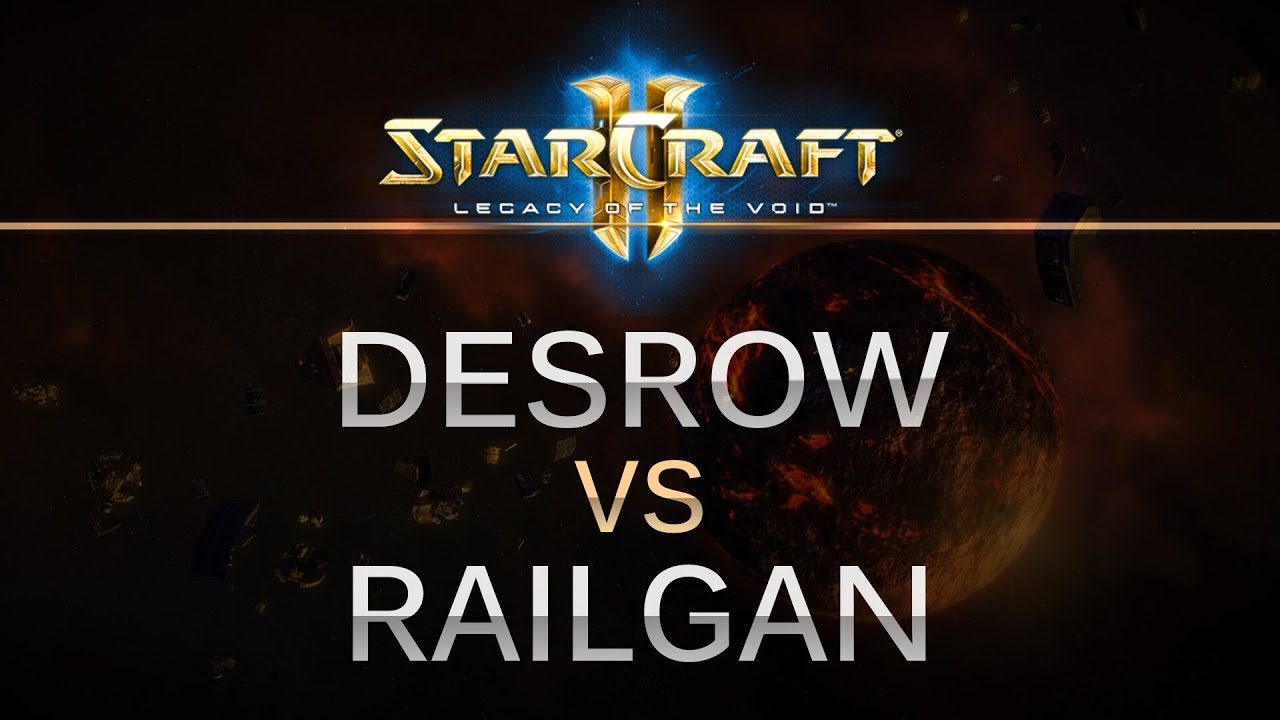 StarCraft 2 - LOTV - desRow (P) v Railgan (Z) on Frozen Temple