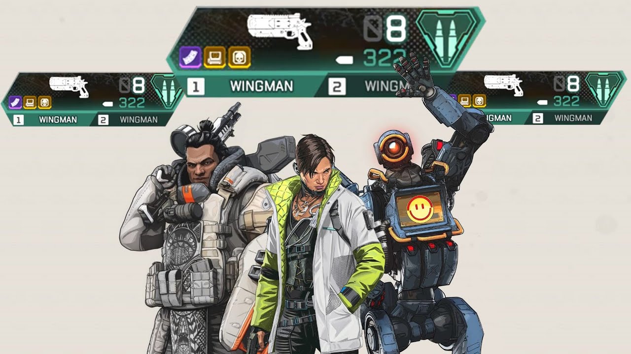 When the WHOLE SQUAD is using the MOST EVIL GUN in Apex Legends