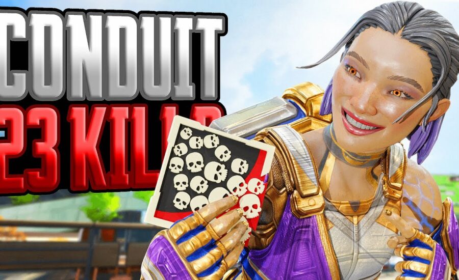 AWESOME Conduit 23 KILLS and 4,600 Damage Apex Legends Gameplay Season 19