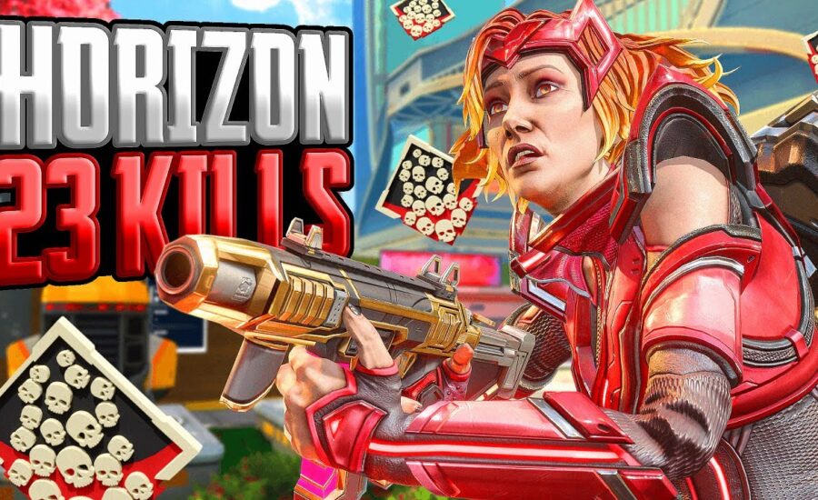 Horizon 23 KILLS and 4,465 Damage Apex Legends Gameplay Season 19