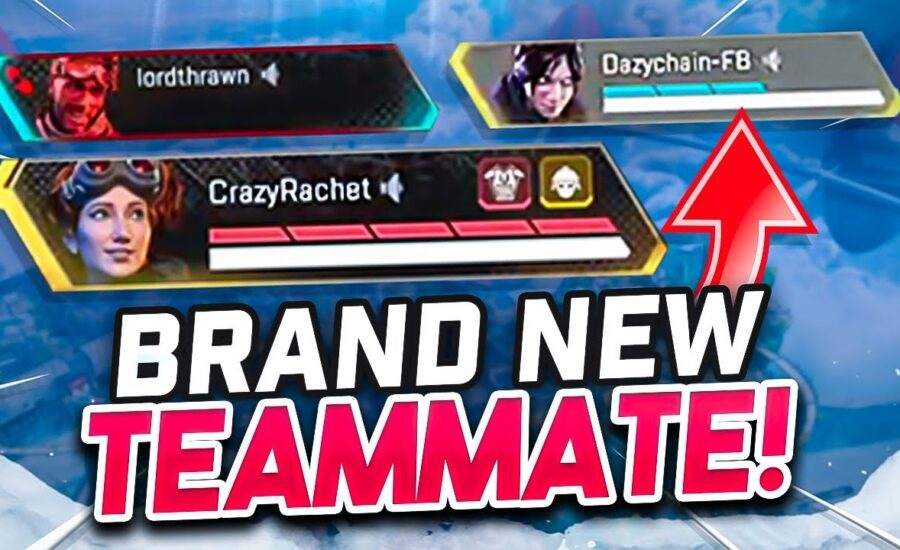 I Got a NEW TEAMMATE.. MID-GAME! (Apex Legends)