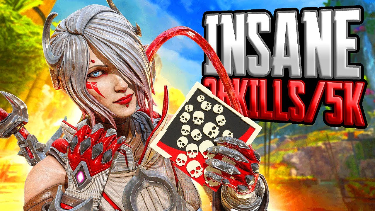 INSANE Catalyst 26 KILLS and 5,200 Damage Apex Legends Gameplay Season 19