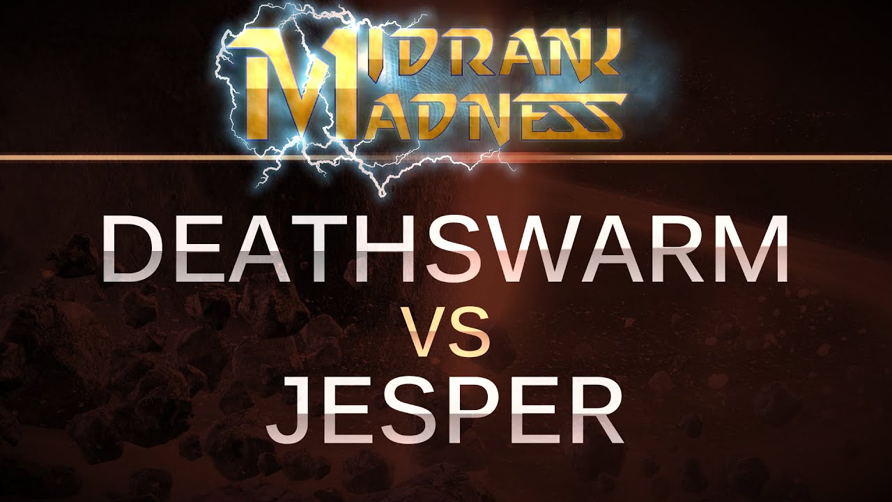 SC2 - Midrank Madness - DeathSwarm (Z) v Jesper (T) on Ulrena
