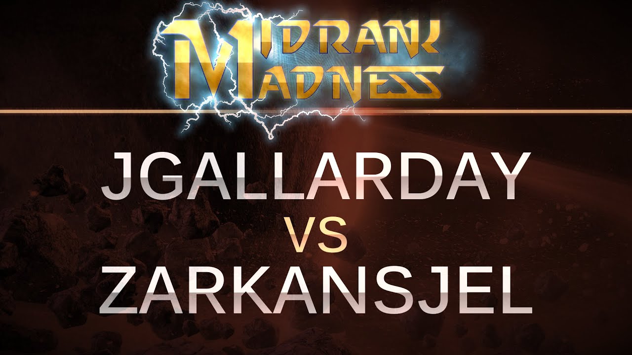 SC2 -- Midrank Madness -- jgallarday (T) v ZarkanSjel (Z) on Frozen Temple