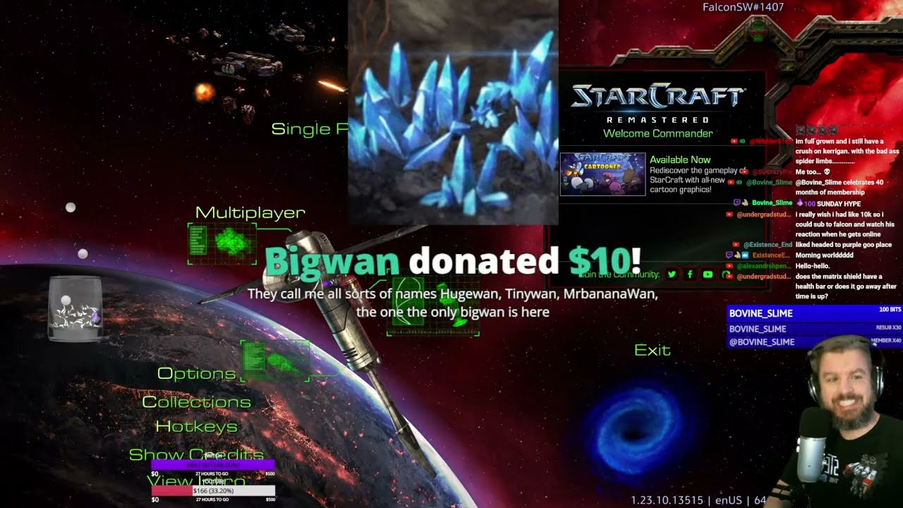 SUNDAY! Sub Replays! Live Games! 3 FFA! 4v4! Phantom! - StarCraft Brood War - 2025