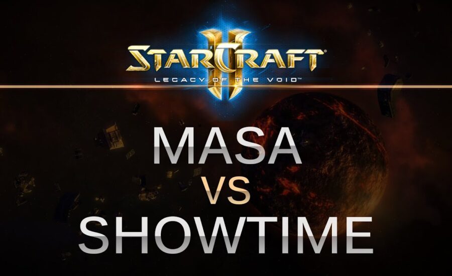 StarCraft 2 - LOTV - MaSa (T) v ShoWTimE (P) on Frozen Temple