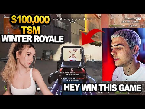 TSM Imperialhal watches his girlfriend at the $100,000 TSM Winter Royale and tells her to win!!