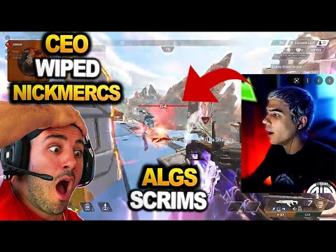 TSM Imperialhal wiped Nickmercs team in algs scrims!! HAL IS THE CEO OF ALGS!!