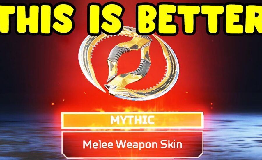 Wraith's Heirloom doesn't have the best animation anymore...
