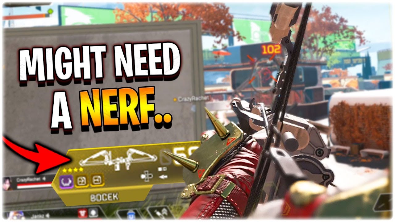 the Bocek Bow is completely fair and balanced.. LOLOL (Apex Legends Season 9)