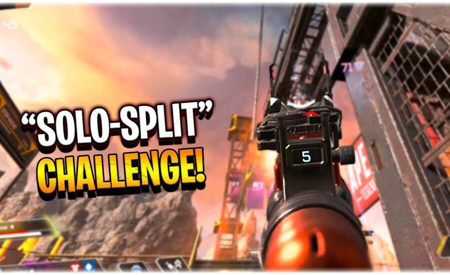 the "SOLO-split" Challenge!! (Apex Legends Season 9)