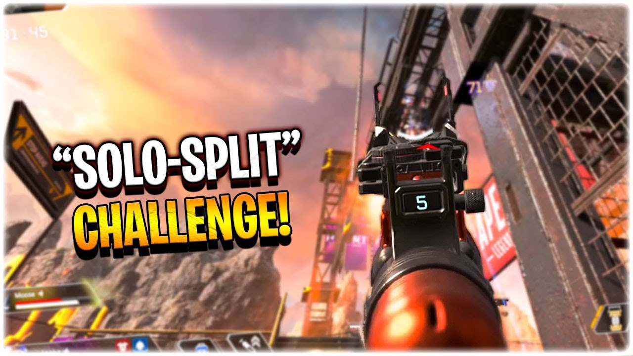 the "SOLO-split" Challenge!! (Apex Legends Season 9)