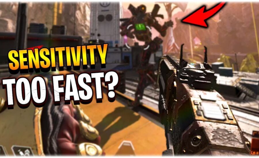 this is why I play on a HIGH SENSITIVITY for Apex.. (Apex Legends Season 9)